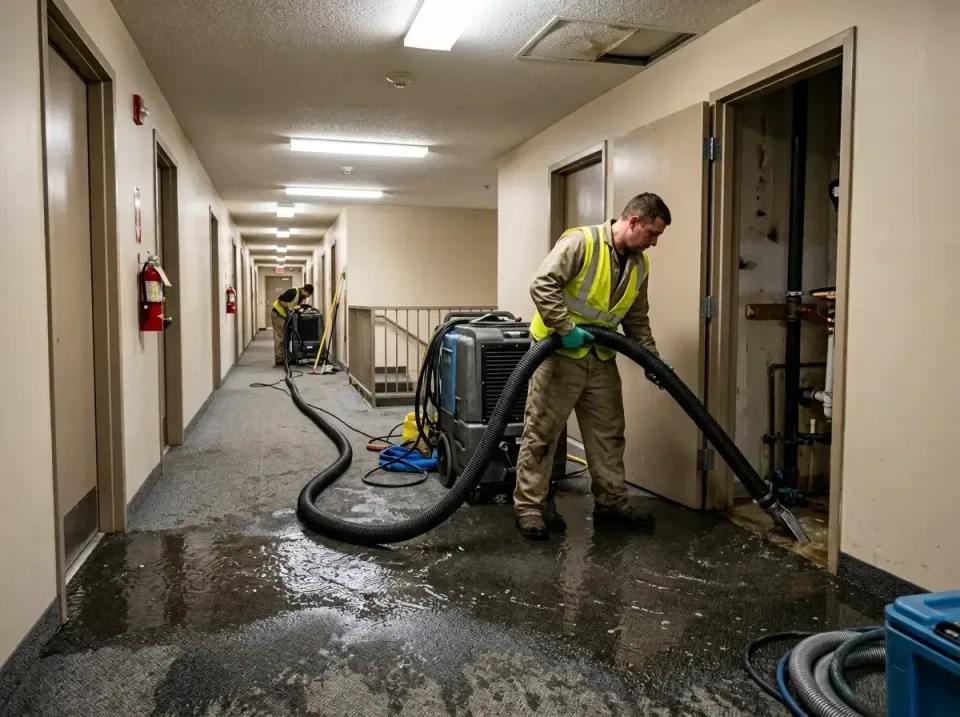 multi-unit-apartment-hallway-f-005 — frequently asked questions, Emergency Burst Pipe Water Extraction & Removal in Garyvill…